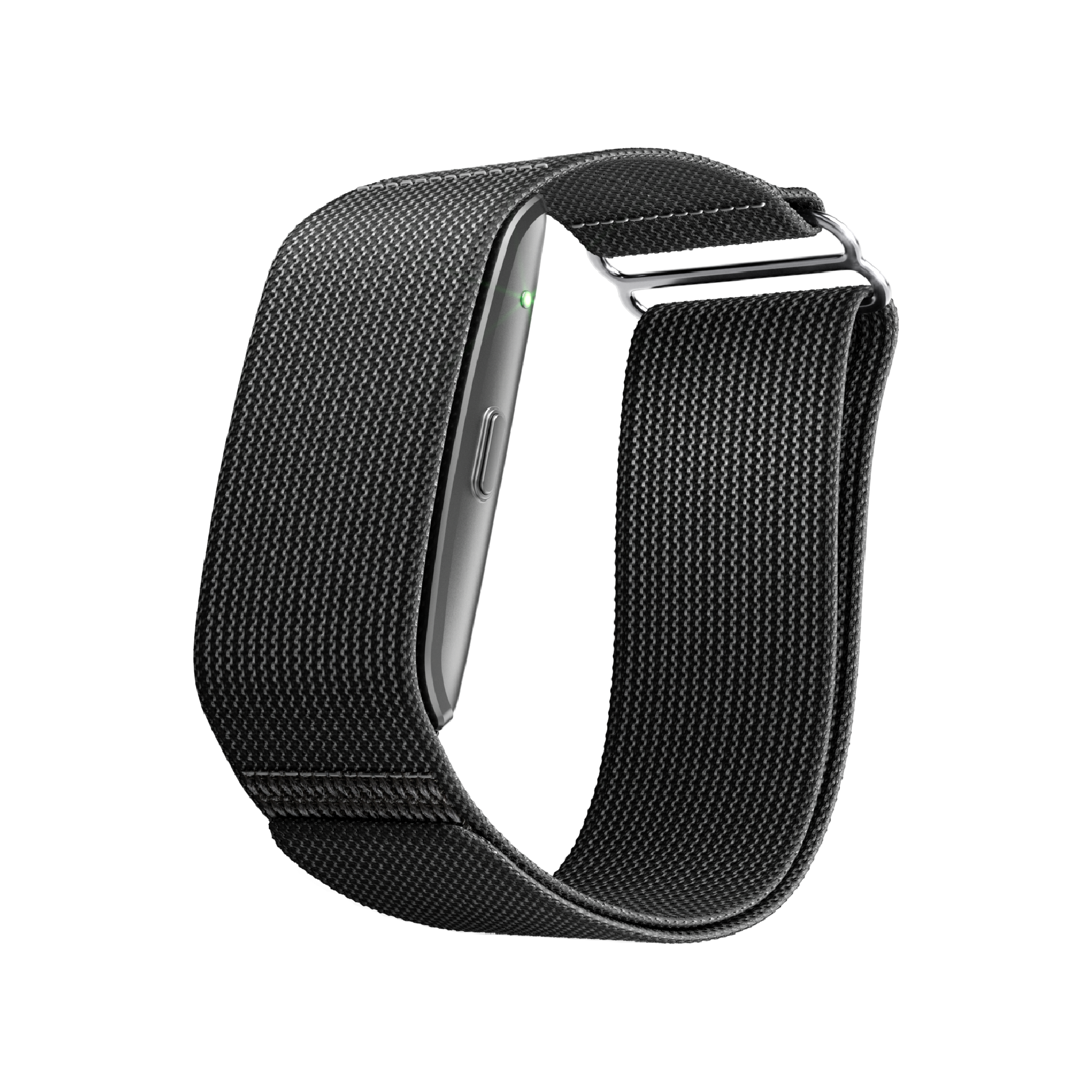 Band XS Pro screenless fitness tracker in Graphite with woven strap